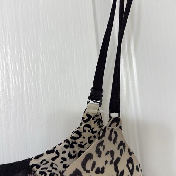 Victoria's Secret cheetah animal print line perfect coverage  bra size 34C - Picture 5 of 9